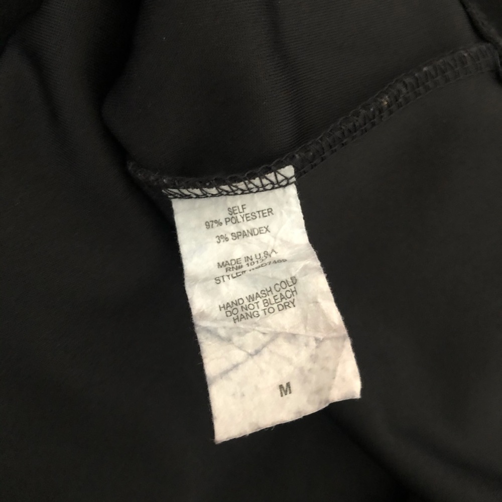 Charlotte Russe Off Shoulder Black Dress Size M - Picture 9 of 9